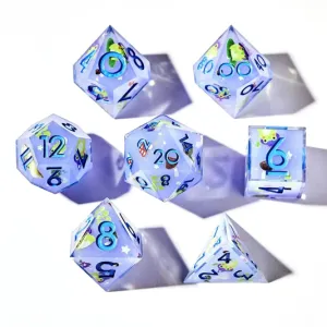 Arcane Amphibia 7-Piece Polyhedral Dice Set