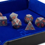 Black Glitter Dice