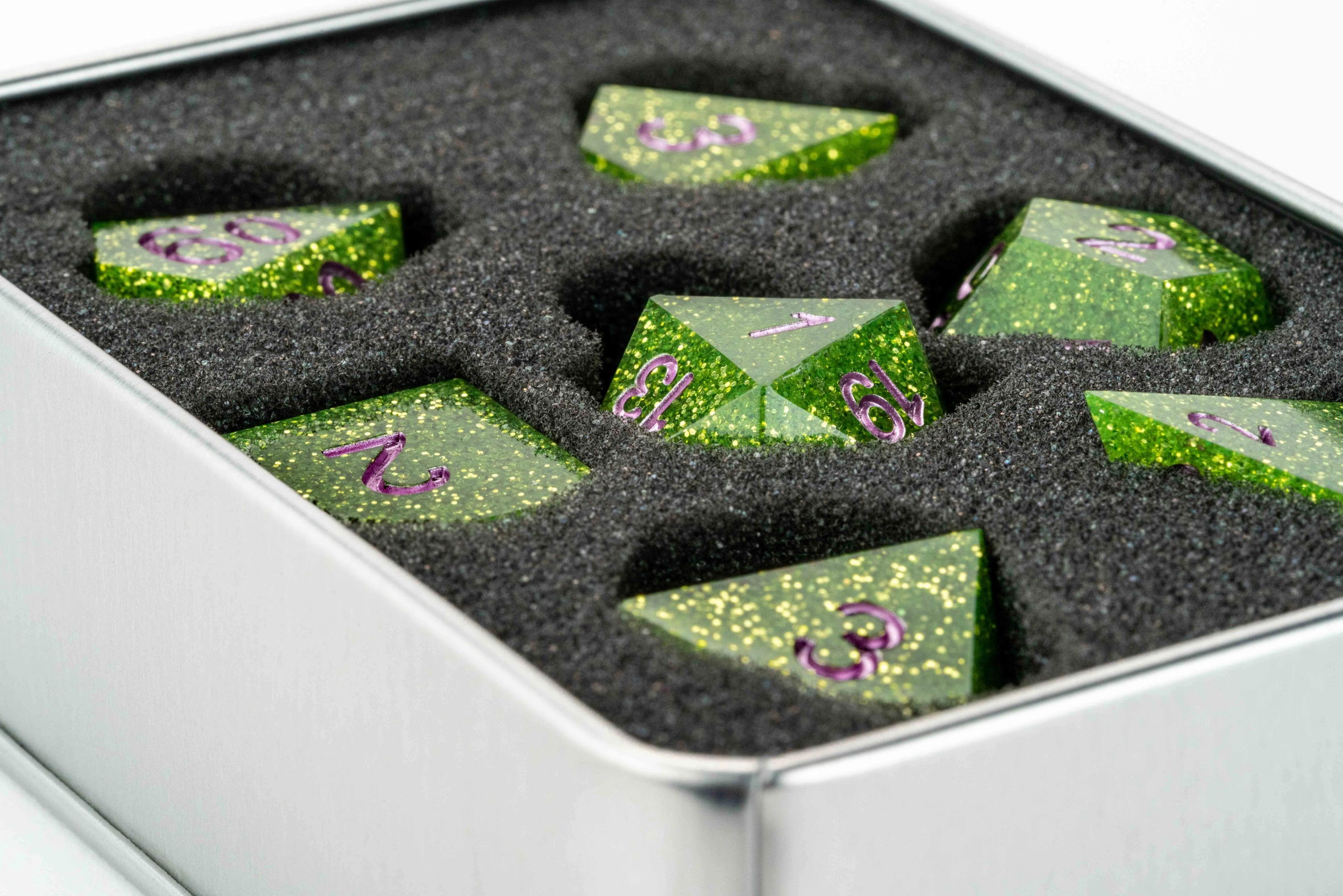 Sparkling Green Dice