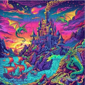 Dragons Dream Wooden Jigsaw Puzzle