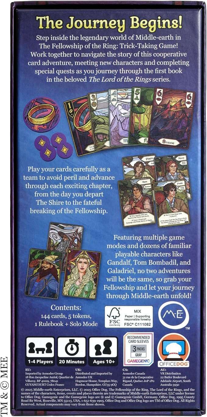 The Fellowship of the Ring Trick Taking Games