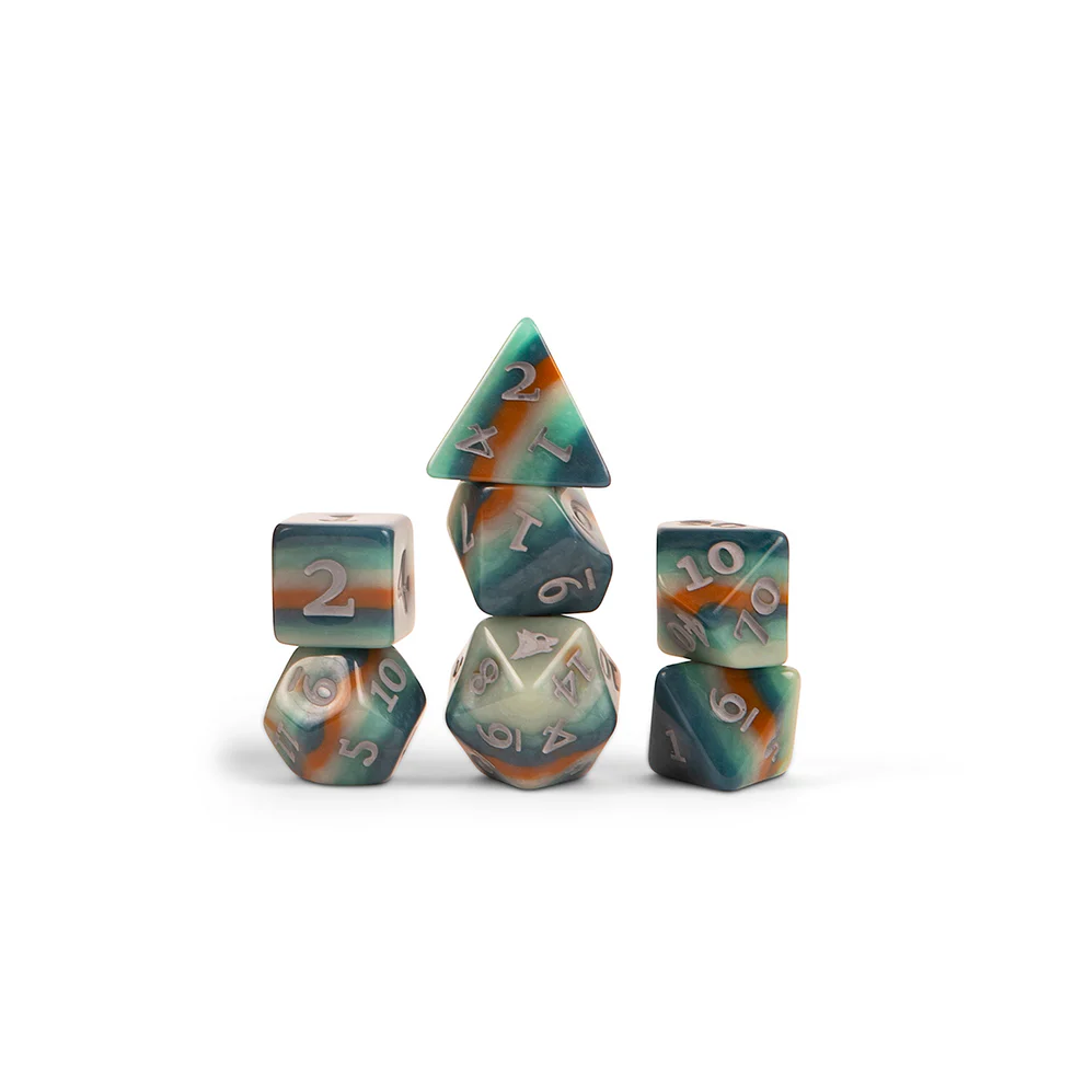 Bells Hells Dice Set Chetney Pock O'Pea