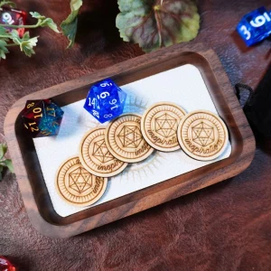 D&D Wooden Inspiration Tokens