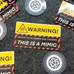 Warning! This Is A Mimic Sticker