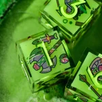 Death By Ooze 4-Piece D6 Iconic Dice Set