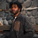 Mighty Nein Collection Fjord Stone Sherpa Fleece Jacket