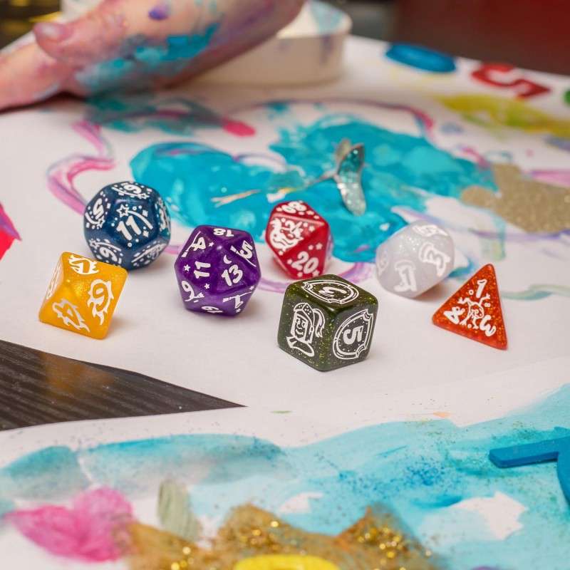 my very first dice set - fairy dust