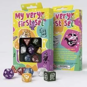 my very first dice set - fairy dust