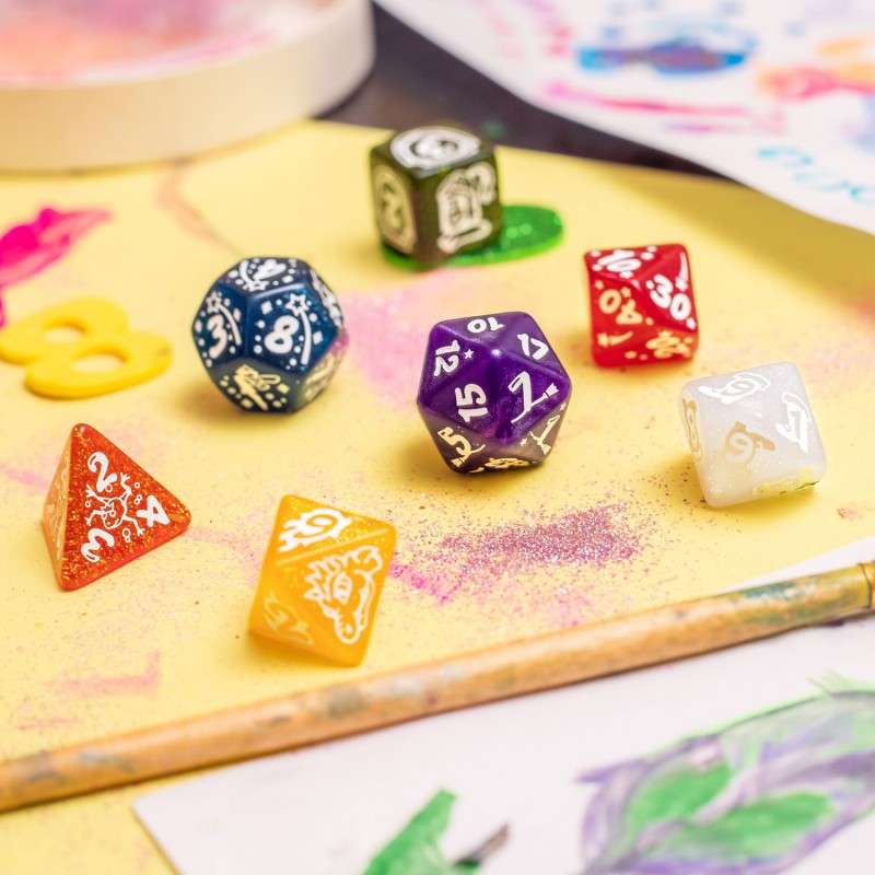 my very first dice set - fairy dust