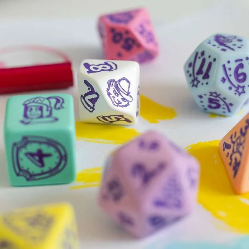 my very first dice set - little berry