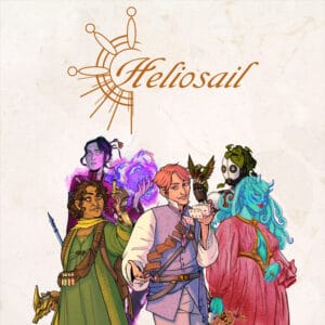 Heliosail TTRPG Rulebook and d8 Dice Set Bundle